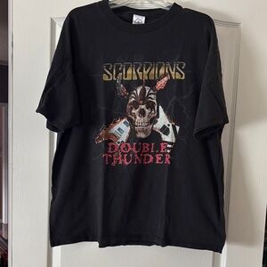 Scorpions Double Thunder tour concert Graphic T-Shirt